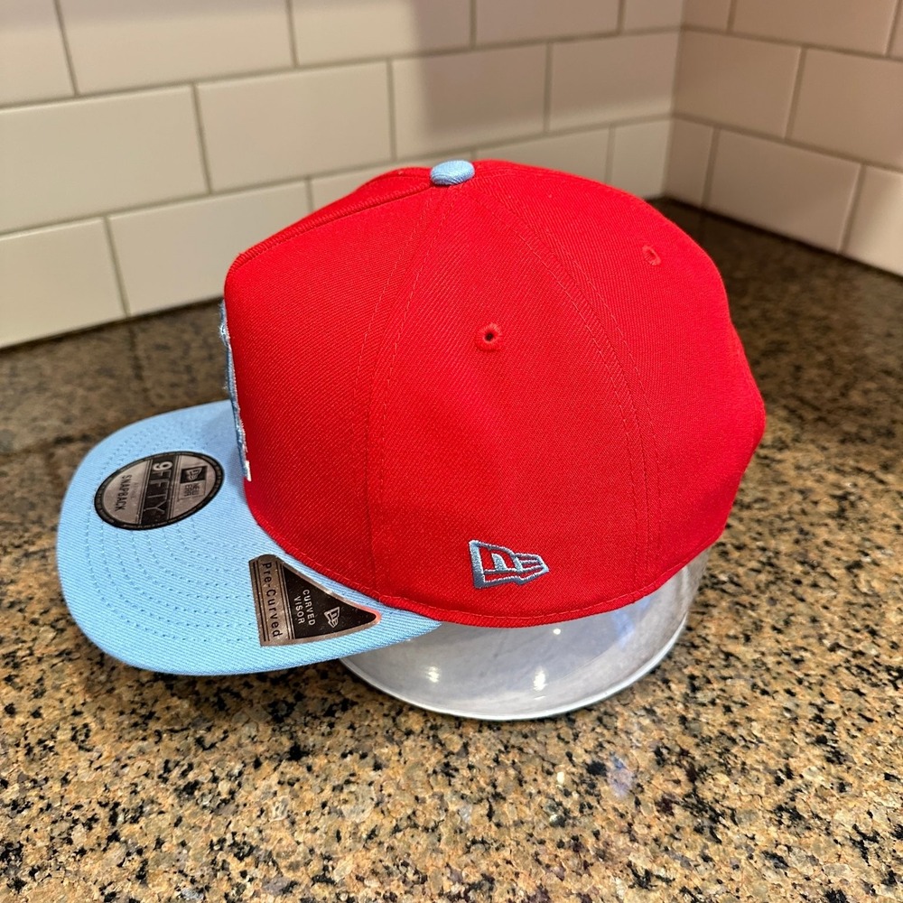 Chicago White Sox Hat New Era 9FIFTY Snapback Men's Red Blue World Series '05 - Picture 2 of 10